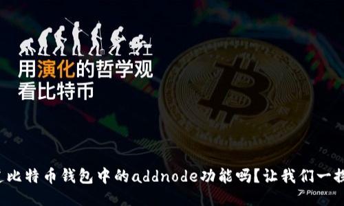 你知道比特币钱包中的addnode功能吗？让我们一探究竟！