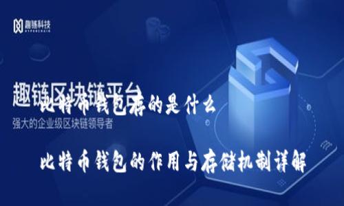 比特币钱包存的是什么

比特币钱包的作用与存储机制详解