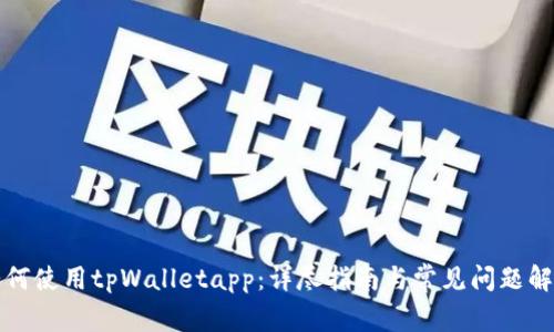 如何使用tpWalletapp：详尽指南与常见问题解答