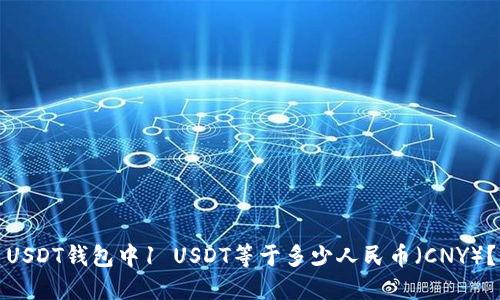 USDT钱包中1 USDT等于多少人民币（CNY）？
