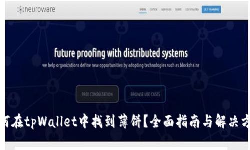 如何在tpWallet中找到薄饼？全面指南与解决方案